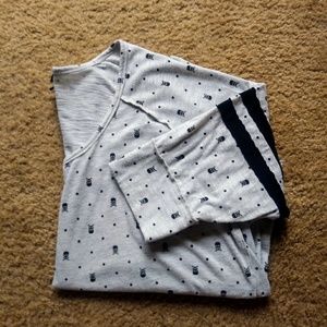 Torrid Skull and Dot Baseball Tee